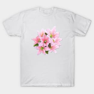 Pretty Orchids in Watercolour T-Shirt